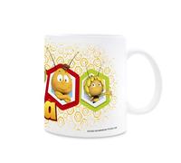 MAYA C01 - Mug en céramique avec anse, présenté dans un coffret cadeau. Tasse. Impression de haute qualité. Mug sous licence officielle. Un cadeau pratique pour tous les fans de Maya l'abeille.
