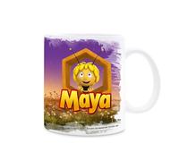 MAYA C06 - Gobelet avec anse dans un coffret cadeau. Impression de haute qualité. Tasse sous licence officielle. Tasse pour petit déjeuner/cadeau pratique. Mug pour tous les fans de Maya l'abeille.