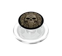 Maya Crâne Temple Relique Pierre Ancienne Gardien Art PopSockets PopGrip pour MagSafe