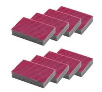 MAYA Éponge Professionnelle Evo XL pour Toutes Les Surfaces. Nettoie sans rayer ne Laisse Pas de résidus de Fibres. Lavable en Machine. Dimensions : 9 x 13,5 x 2,6 cm. Lot de 8 éponges à récurer