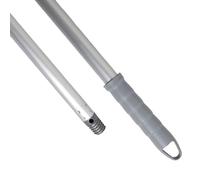 Maya Manche en aluminium anodisé 1,40 m. Léger, résistant et professionnel. Manche et filetage en polypropylène (couleur grise)