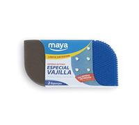 Maya Professional Tools 07114-v éponge Evo spécial Vaisselle, Nettoie sans rayer ou laisser Fibre