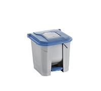 Maya Professional Tools 09104 Poubelle avec pédale et seau intérieur, 30 L, bleu