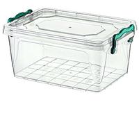 Maya Professional Tools 21100 multibox rectangulaire, 3 l, transparent/turquoise