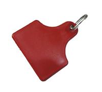 Maya Professional Tools Mdtag02-3 ID détectables Grande avec bague de métaux, Lot de 5, Rouge