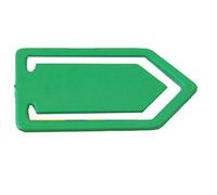 Maya Professional Tools Wclip02-5 Clip en Métal Détectable par des métaux, grande, Lot de 10, Vert