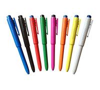 Maya. Stylo rétractable J800 détectable métaux et rayons X. Composition 100% qualité alimentaire. Écriture jusqu'à 10 000 m. Certifications BRC/IFS/ISO (encre bleue)