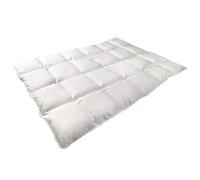 Mayaadi-Home HS48 Couette chaude 200 x 220 cm - Couette 2200 g - 70 % duvet d'oie et 30 % plumes - 100 % coton naturel - Fabriquée en Europe - Couette adaptée aux personnes allergiques