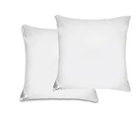 Mayaadi-Home Lot de 2 oreillers HS6 - 80 x 80 cm - 2 x 2 000 g - 70 % duvet et 30 % plumes - Housse 100 % coton - Sac de transport - Hypoallergénique - UE