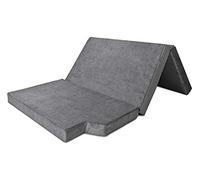 Mayaadi-Home Matelas pliant, de qualité supérieure, pour VW T5/T6 California Beach - 200 x 115 x 10 cm - Gris foncé - Matelas pliable pour bus, camping et planche multiflex