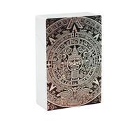 Mayan Calendar End of The World Étui à cigarettes étanche et résistant à l'écrasement pour 20 cigarettes King Size, boîte de voyage portable pour homme et femme