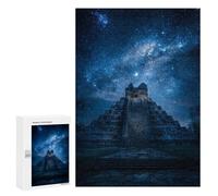 Mayan Pyramid Under Stars Puzzle 1000 Pièces Educa Jouet en Bois Cadeau Unique Décoration Intérieure Jeu Éducatif Challenge Toy Adultes Et Enfants À Partir De 14 Ans 300 PCS