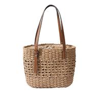 MAYANGYANG Sac Paille Sacs à main en rotin for femmes, fourre-tout de Shopping décontracté de grande capacité, en osier tissé, sac en paille de plage d'été, grand panier de voyage Sac En Paille