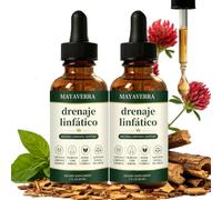 Mayaverra Drenaje Linfático Gotas, mélanges à base de plantes pour le | Gouttes de soutien lymphatique, aide à soutenir l'équilibre des fluides et la routine de soins du corps