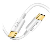 Mayaxess Câble de charge pour Google Pixel 10 USB-C 1m Blanc