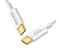 Mayaxess Câble de charge pour Samsung Galaxy S25 USB-C 1m Blanc