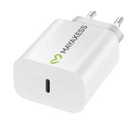 Mayaxess Chargeur Rapide pour Galaxy S25 Edge USB-C 20W Blanc