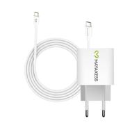 Mayaxess Chargeur Secteur pour Galaxy S22 Ultra 20W + Câble USB-C 1m Blanc
