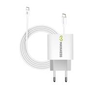 Mayaxess Chargeur Secteur pour Galaxy S23 20W + Câble USB-C 1m Blanc