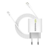 Chargeur Secteur pour Galaxy S23 Plus 20W + Câble USB-C 1m Mayaxess Blanc