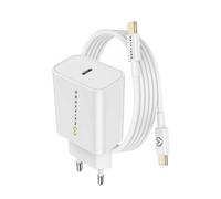 Chargeur Secteur pour Galaxy S24 Ultra 20W + Câble USB-C 1m Mayaxess Blanc