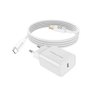 Mayaxess Chargeur Secteur pour Xiaomi 14T Pro 20W + Câble USB-C 1m Blanc