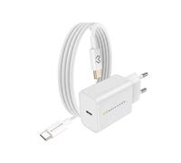 Mayaxess Chargeur Secteur pour Xiaomi 15 20W + Câble USB-C 1m Blanc