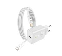 Mayaxess Chargeur Secteur pour Xiaomi 15T 20W + Câble USB-C 1m Blanc