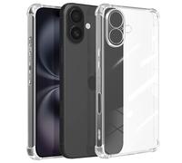 Coque Antichoc pour iPhone 16 Plus Coins Renforcés Mayaxess Transparent