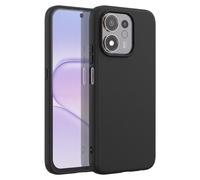 Mayaxess Coque pour Honor 600 Smart en Silicone Souple avec Bords Surélevés Noir