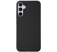 Mayaxess Coque pour Samsung Galaxy A55 Silicone Souple Revêtement Fin Noir
