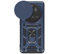 Coque pour Xiaomi 15 Ultra Bague Support avec Protection Caméra Mayaxess Bleu nuit