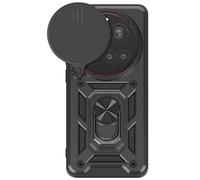 Coque pour Xiaomi 15 Ultra Bague Support avec Protection Caméra Mayaxess Noir