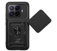 Mayaxess Coque pour Xiaomi 17T avec Cache Caméra Coulissant et Bague Magnétique