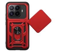 Mayaxess Coque pour Xiaomi 17T avec Cache Caméra Coulissant et Bague Magnétique