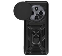 Mayaxess Coque pour Xiaomi Redmi 14C Bague Support Cache Caméra Coulissant Noir