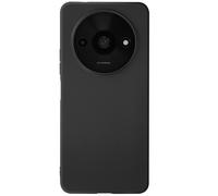 Mayaxess Coque pour Xiaomi Redmi A3 Silicone Souple Revêtement Fin Noir