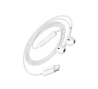 Mayaxess Écouteurs Filaires pour Xiaomi 17 Ultra USB-C avec Micro intégré Blanc