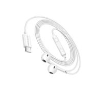Mayaxess Écouteurs Filaires USB-C avec Micro intégré pour Xiaomi 15T Pro Blanc