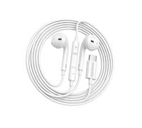 Mayaxess Écouteurs Filaires USB-C pour Galaxy Z Fold 6 avec Micro intégré Blanc