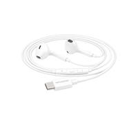 Mayaxess Écouteurs Filaires USB-C pour iPhone 16 avec Microphone intégré Blanc