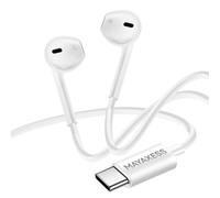 Ecouteurs Filaires USB-C pour iPhone 17 avec Micro intégré Blanc