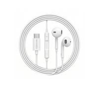 Mayaxess Écouteurs pour Galaxy A33 Filaires USB-C avec Micro intégré Blanc
