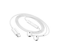 Écouteurs pour Xiaomi 15 Filaires USB-C avec Micro intégré Mayaxess Blanc