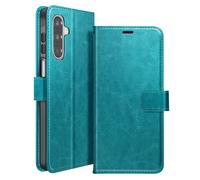 Mayaxess Étui Portefeuille pour Galaxy A17 avec Dragonne et Fonction Stand