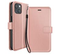 Mayaxess Étui Portefeuille pour iPhone 13 avec Dragonne et Support Vidéo