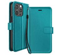Mayaxess Étui Portefeuille pour iPhone 15 Pro Max avec Support Vidéo et Dragonne