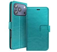 Mayaxess Étui Portefeuille pour iPhone 17 Pro avec Dragonne et Fonction Stand