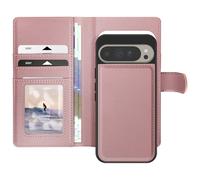 Mayaxess Étui pour Google Pixel 9 et 9 Pro Coque Détachable Rose champagne