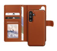 Mayaxess Étui pour Samsung Galaxy A16 Coque Détachable Marron